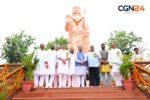 छत्तीसगढ़: रामगढ़ पहुंचे CM साय, भगवान राम की प्रतिमा के किए दर्शन; ‘एक पेड़ माँ के नाम’ अभियान के तहत लगाया रुद्राक्ष का पौधा