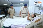 कांग्रेस भवन घेराव में बवाल: भाजपा-कांग्रेस टकराव में 16 पुलिस जवान घायल, पुलिस कमिश्नर ने अस्पताल पहुंचकर जाना हाल